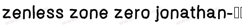 zenless zone zero jonathan字体转换